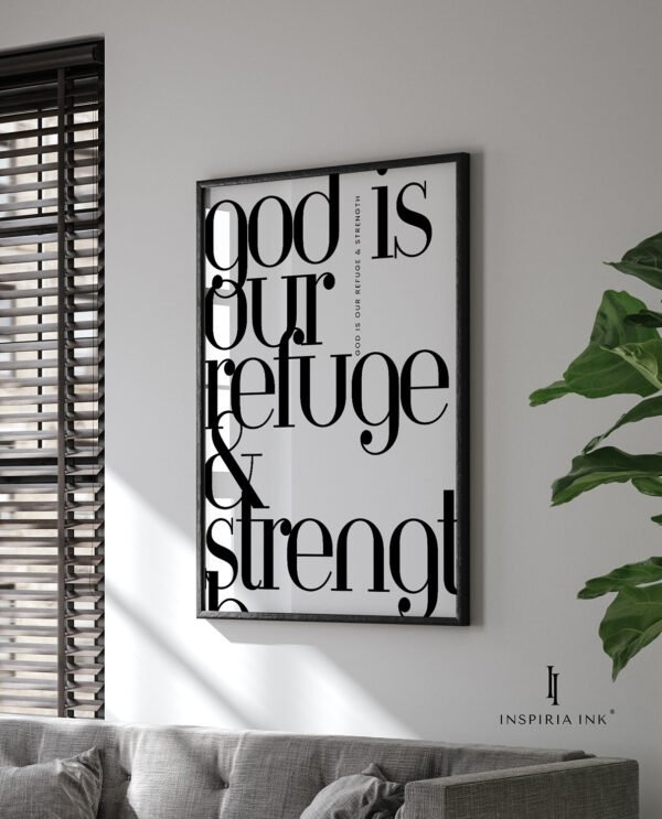 God Is Our Refuge side view